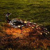 Peacock Lawn Light Art Solar Garden Light - Clowas